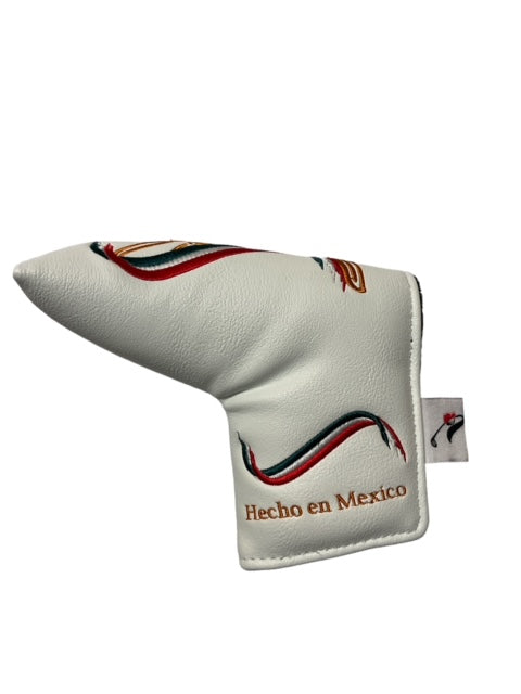 Mexico White Blade Putter Cover